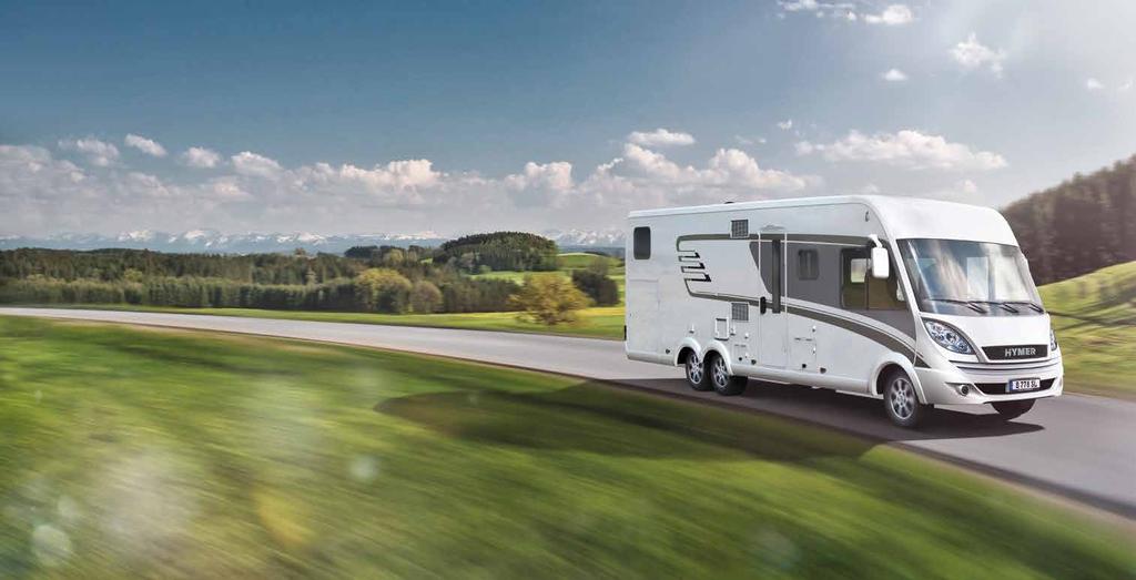 HYMER B-SL 59 promobil Motorhomes of the Year 04: rd place in the category Integrated above EUR 70,000 The HYMER B-Class SL Uncompromising comfort.
