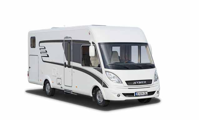 HYMER B-SL Profile * 6 Weight: 4,500 5,000 kg Length: 7.6 m 8.86 m Width:.5 m Height:.5 m Travelling in a HYMER B-Class SL makes you feel like you re in a Liner.
