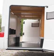 AL-KO lightweight frame with independent suspension forms the perfect basis for the motorhome body.