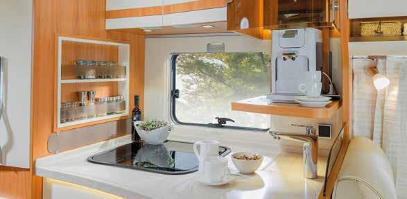 HYMER B-SL 69 Kitchen comfort The dream of every mobile hobby cook.