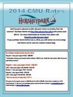 you Staff Council is pleased to offer discount tickets to Hershey Staff Council is pleased to offer discount tickets to Hershey Park this summer!