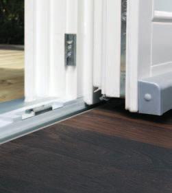 threshold is only 20 mm For use in all standard timber and PVC profiles for units with sash weights up to 100 kg (pattern A) All central locking components feature the