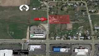 75/SF 5374 W Franklin Rd West of Black Cat Rd on Franklin Rd +/- 11.29 Acres RUT Great location near the I-84 Ten Mile Interchange. Existing home on property.