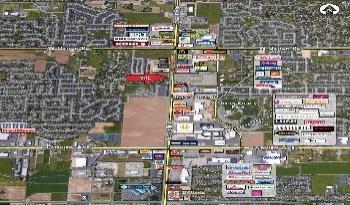 BUILD TO SUIT AND/OR GROUND LEASE 2600 N Rd North of Fairview Ave on Rd +/- 16 Acres C-G Prime location surrounded by bustling retail centers to the North and South with a great mix of local and