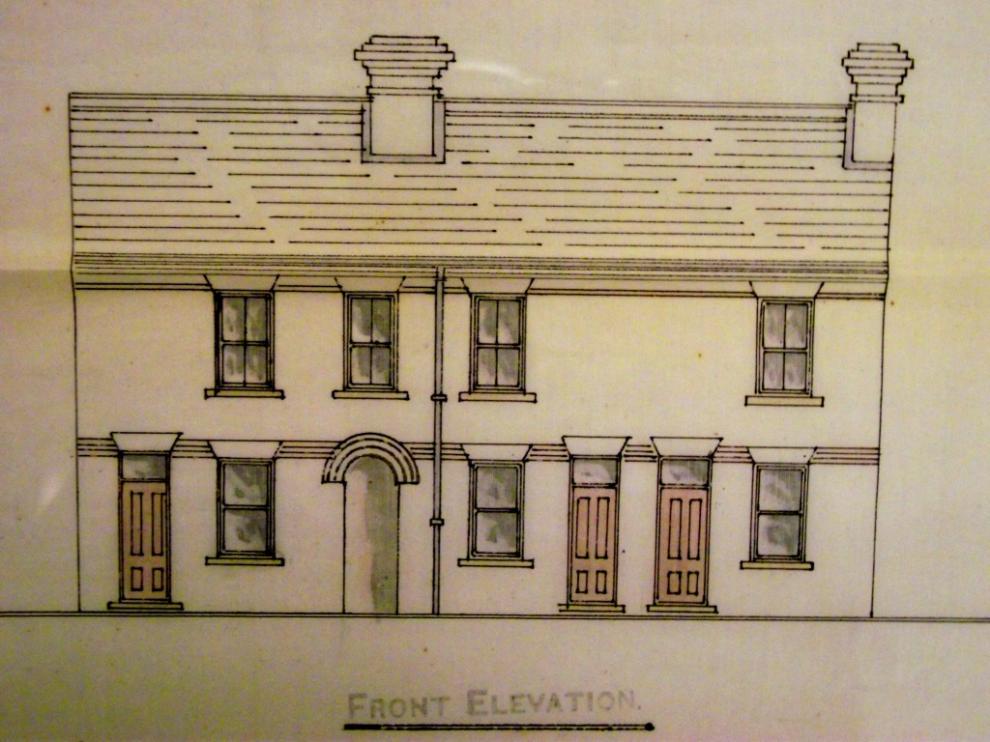 Fern Cottages : Building Plan: 12.12.1889.