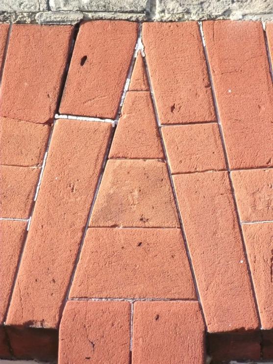 rubbed red brick