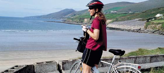 Cycling Cycling too features strongly in the suite of activity holidays promoted by Fáilte Ireland.