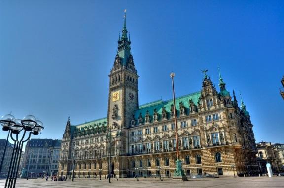 27 Hamburg Town hall one of the biggest in