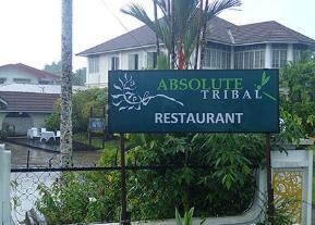 Local Cuisine: Places to Eat Absolute Tr i bal Restaurant Hunger pangs are put to a stop at Absolute Tribal Restaurant as customers saunter into the