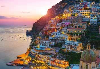 Day 7 Thursday 17/5 AMALFI COAST A full day trip along the Amalfi Coast! This dramatic coastline is world-renowned and belongs to the UNESCO natural heritage.