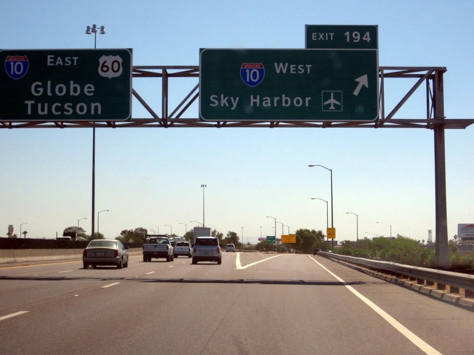 Corridor Studies Proposals for I-10 and I-17 SR-143: Flyover ramps for eastboundnorthbound and southboundeastbound. I-10/I-17 Split: Interchange has airspace conflicts.