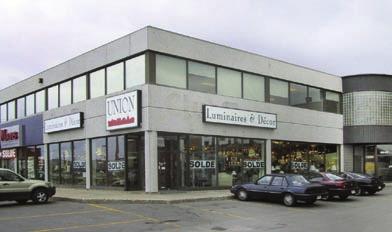 OFFICE 7,214 sq.ft. 5,170 & 3,600 sq.ft. 6 7 6839, rue Jean-Talon Est, Anjou In the heart of the busy Jean-Talon & Langelier shopping area. Accessible from the Metropolitan (Hwy. 40) service road.