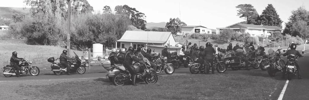The TOMCC Wanganui chapter got in behind this ride with 14 members registering for the ANZAC Day event. Some members has already attended the dawn service.