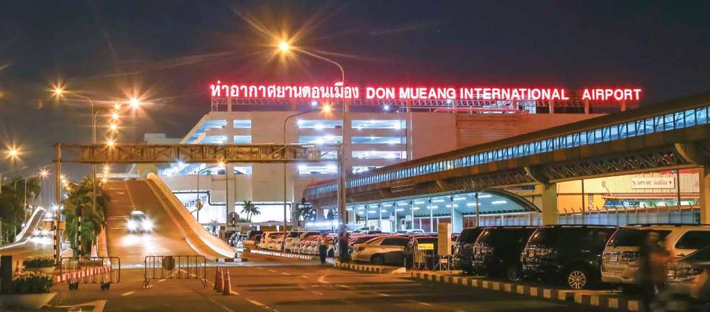 98 D M K Don Mueang International Airport 100 Years of Inspiration Airport of People Don Mueang International Airport is the first international airport in Thailand that has intertwined with Thai