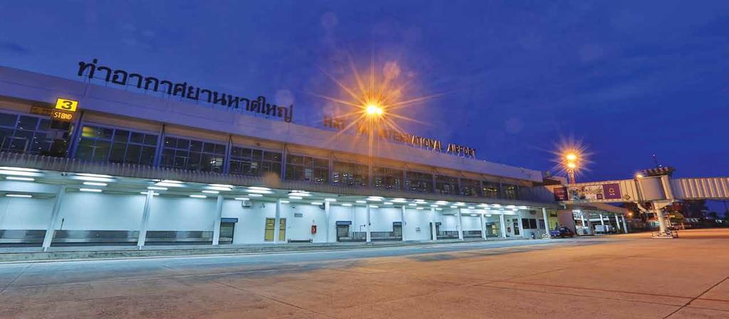 103 H D Y Hat Yai International Airport Assets and benefits management with respect to local lifestyle Unlike other AOT airports that are situated in Buddhism communities, Hat Yai International