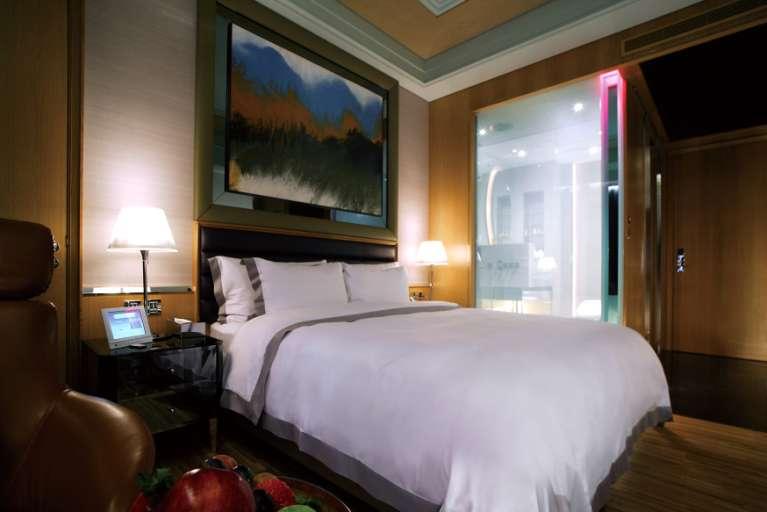 All 60 guest rooms are luxuriously equipped with Philippe Starck