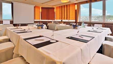 All function rooms feature wireless LAN Internet access for free, ISDN lines and can be darkened for audio visual presentations.