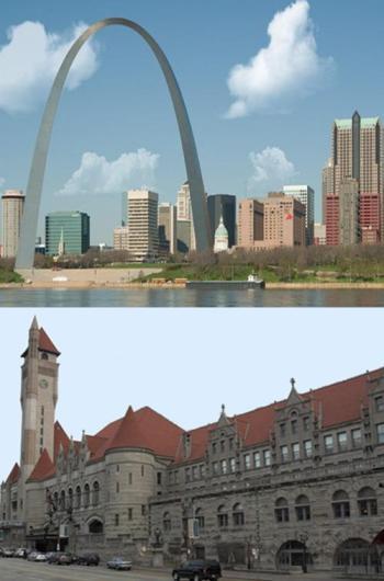 St. Louis Confluence of the Missouri and Mississippi rivers Home of the 1904 World's Fair and 1904 Olympic Games Home to the