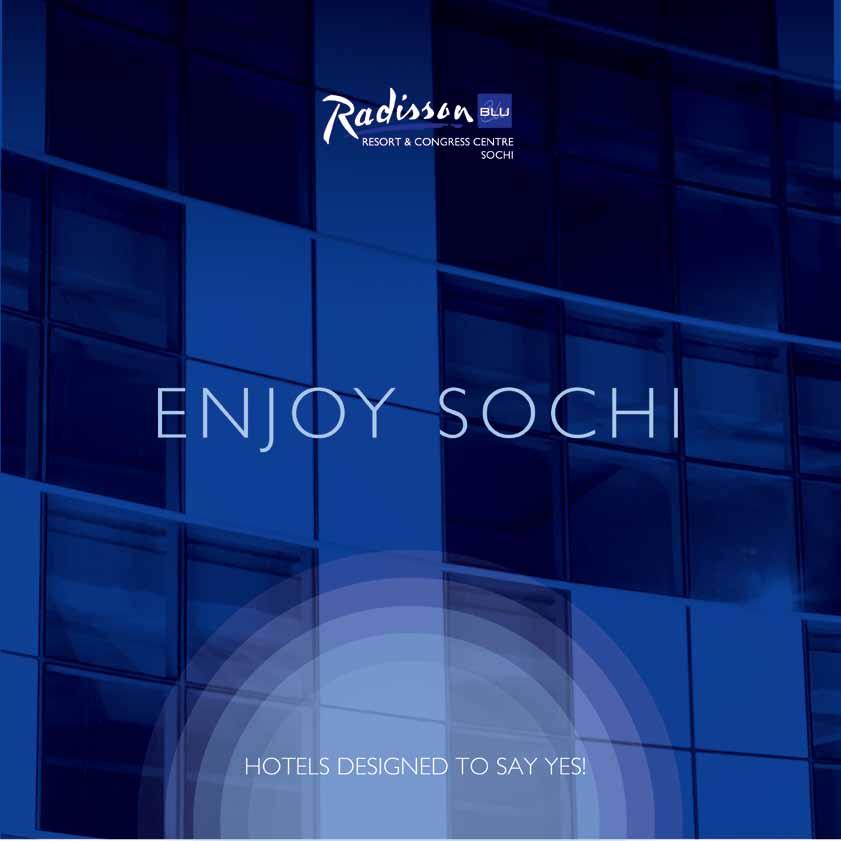 Radisson Blu Resort & Congress Centre, Sochi ENJOY SOCHI RADISSON BLU RESORT & CONGRESS CENTRE, SOCHI 1a Golubaya Street, Adler