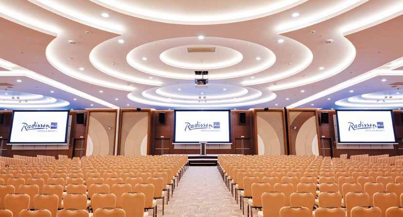 CONFERENCE FACILITIES The Radisson Blu Resort & Congress Centre is just that: the perfect combination of a beautiful resort property