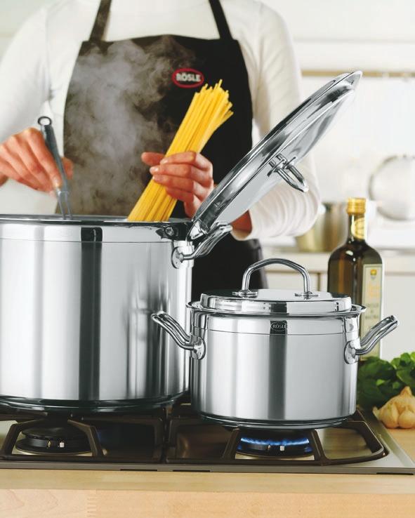Assortment - Cooking, Frying and Roasting RÖSLE Pots and Pans are a lifetime investment.