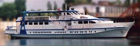 Example of a suitable vessel type for a cruise ship for active sports LOHAS customers do not prefer