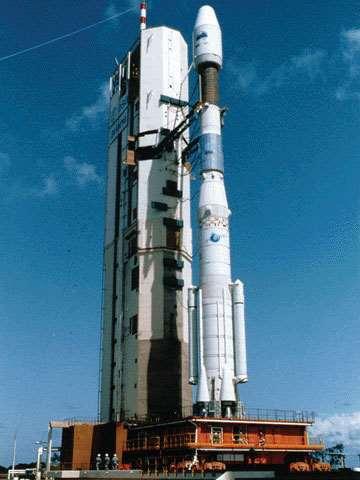 Figure 6.9 The Ariane 42P Carrying the TOPEX/Poseidon Spacecraft This Ariane 42P was launched from the European Space Agency s Guiana Space Center in Kourou, French Guiana, on August 10, 1992.
