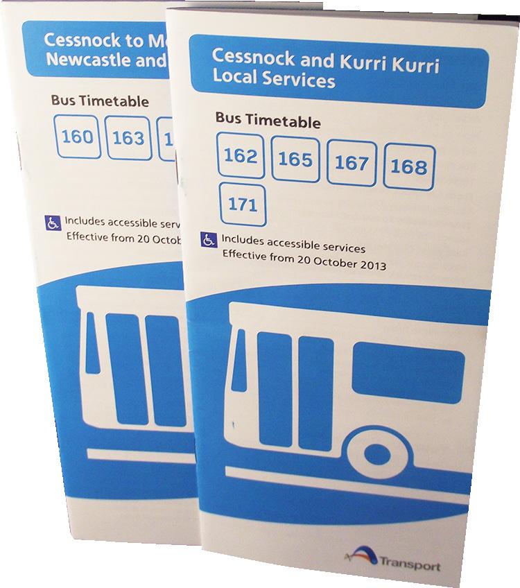 TransitGraphics was commissioned to create the new timetable formats for printed