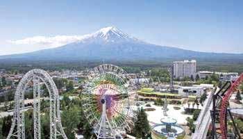 located in the Fuji Five Lakes region at the foot of Mount Fuji.