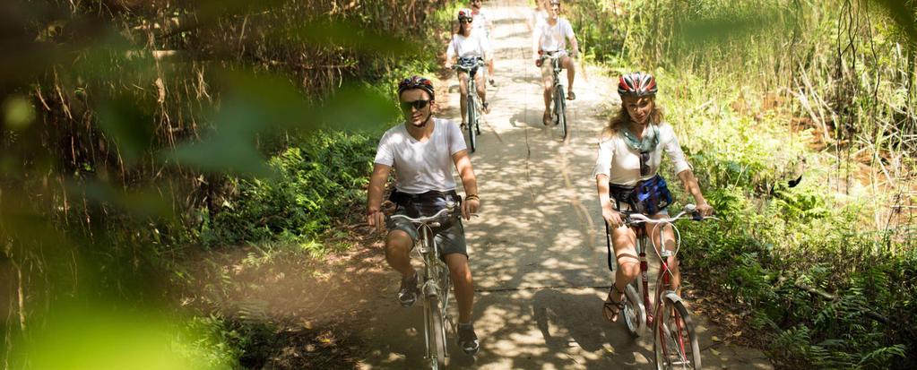 CYCLING IN CAT BA ISLAND The total distance for biking is about 5km,