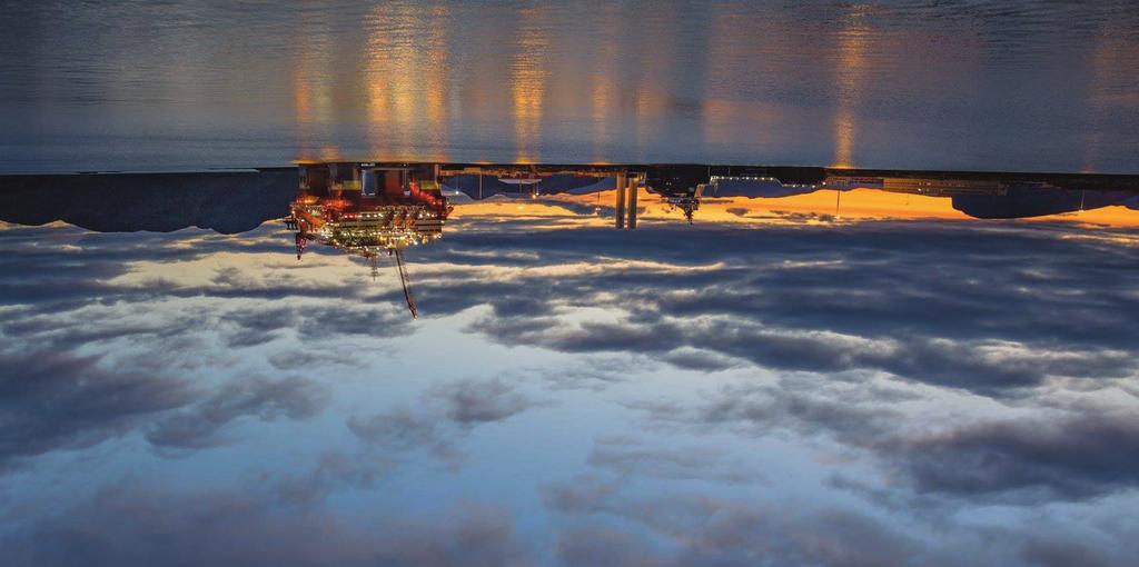 Oil platform in the Rypefjord (Hammerfest Municipality) Photo: