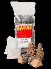 Ember Enhancing Decor Pack Includes: Bryte Coals, Lava Coals, 2 Pine Cones, 2 Wood chips and 2