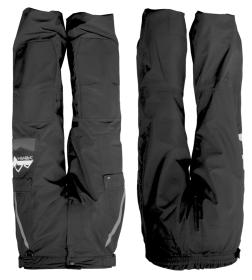 the liner as a stand alone jacket Taped Seams Water Resistant Zippers Pit Zip Venting 2 Hand Pockets, 2 Chest Pockets Interior Pocket on Jacket and Liner YKK Front Zipper Snow Dust Powder Skirt Clear