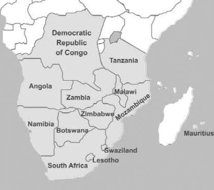 5 Madagascar 3 4 3.9 Malawi 5.5 6.1 6.5 Mauritius 3.8 4.2 4.7 Mozambique 8.5 8 8 Namibia 4.2 4.3 4.3 Seychelles 3.