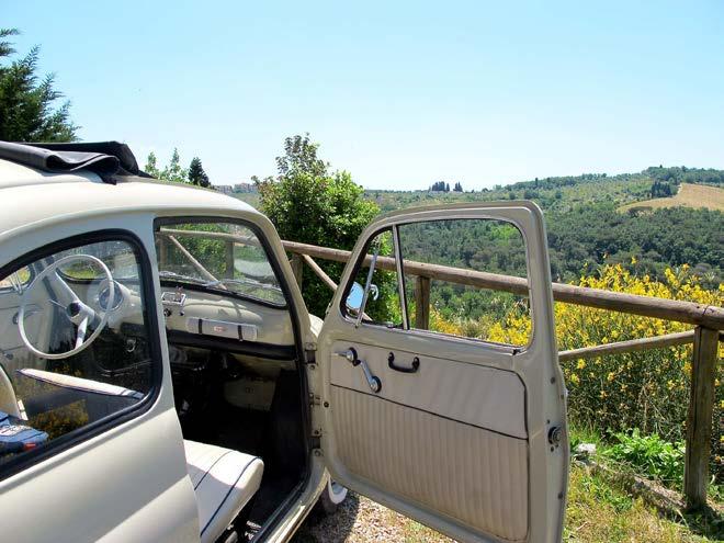** NEW ** FULL DAY FIAT 500 VINTAGE TOUR CHIANTI ROADS WITH WINERY AND LUNCH (Approx. 8 hours) ** Max 18 pax ** ** HIGH SEASON ONLY (01 April 31 October 2015) ** Tour starts at 09.00 a.m.