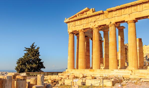 Glories of Greece Discover the highlights of mainland Greece by coach, exploring Athens, Mycenae, Epidaurus, Olympia, Delphi and Meteora followed by a three day Greek Islands cruise to Mykonos,