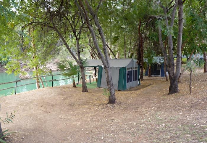 As for camping, well Adels Grove is excellent. You can choose quiet spots in amongst the trees or slightly less private spots along the banks of Lawn Hill Creek.
