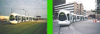 similar to the urban tramways. Leslys trains will have a strengthened motorisation allowing a higher speed outside towns.