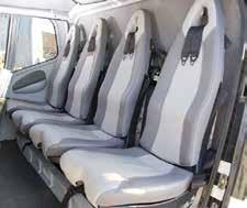 Fleet WhisperSTAR Open Seating: Up to six-passengers, seat