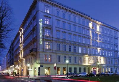 Travel & Accommodation 5) Le Meridien***** 6) Marriott Vienna***** This hotel is situated wiin 2-minute walking distance from e Vienna State Opera, and 11-minute walking distance from e Hofburg