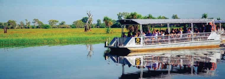 No trip to Kakadu National Park is complete without a journey on the world renowned Yellow Water Cruise. Experience a place that is forgotten by time, where nature is raw and crocodiles rule.