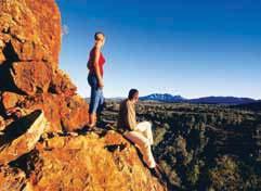 noon Experience the magnificent grandeur of the West MacDonnell Ranges, the deep red cleft of Standley Chasm and the mystique of Ellery Creek Big Hole.