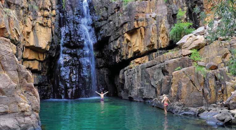 Katherine (Nitmiluk) Gorge is the area s major attraction, where you can see the Katherine River sliced through towering sandstone cliffs to form the famous gorge.