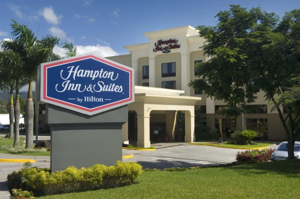 Hampton Inn & Suites by Hilton San José Airport The HAMPTON INN & SUITES is just a couple of minutes away from the international airport, across from a rental car return