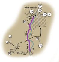 The route meanders through 4,100 acres of Barron County forest land, and intersects the Ice Age Trail. Narrow Gauge Road passes through diverse terrain with native wildlife and vegetation.