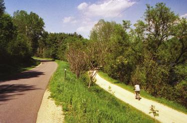 1 miles R-92 is a lovely, winding and hilly route that takes the traveler though a canopy of basswood, elm, maple, and oak trees for part of the route - giving the
