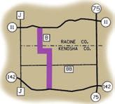 R-43 Location: Racine/Kenosha Counties. County B from WIS 142 in Kenosha County to WIS 11 in Racine County. Length: 3.