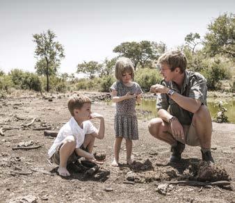Children over the age of five can join the first game drive with their parents where their