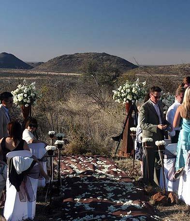 This package INcludes Game drives day before and after the wedding for all guests that are accommodated at the lodge. Bush dinner the night before the wedding for all the guests.