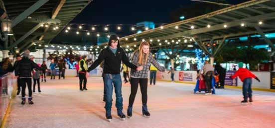 Ice on the Landing at the Chattanooga Choo Choo Twinkling Snowflakes along the Scenic Walnut Street Bridge in Downtown Chattanooga The much anticipated temporary outdoor ice rink has moved to the
